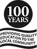 100 year logo 75 x 100px